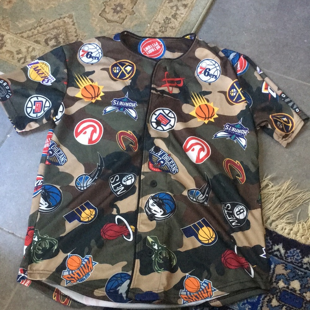 All teams basketball jersey